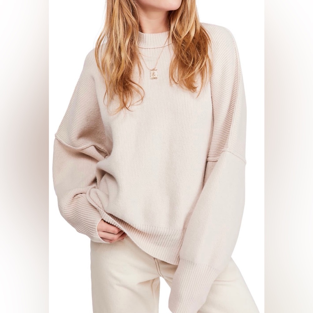 Free People Easy Street Tunic in Pearl Size Small